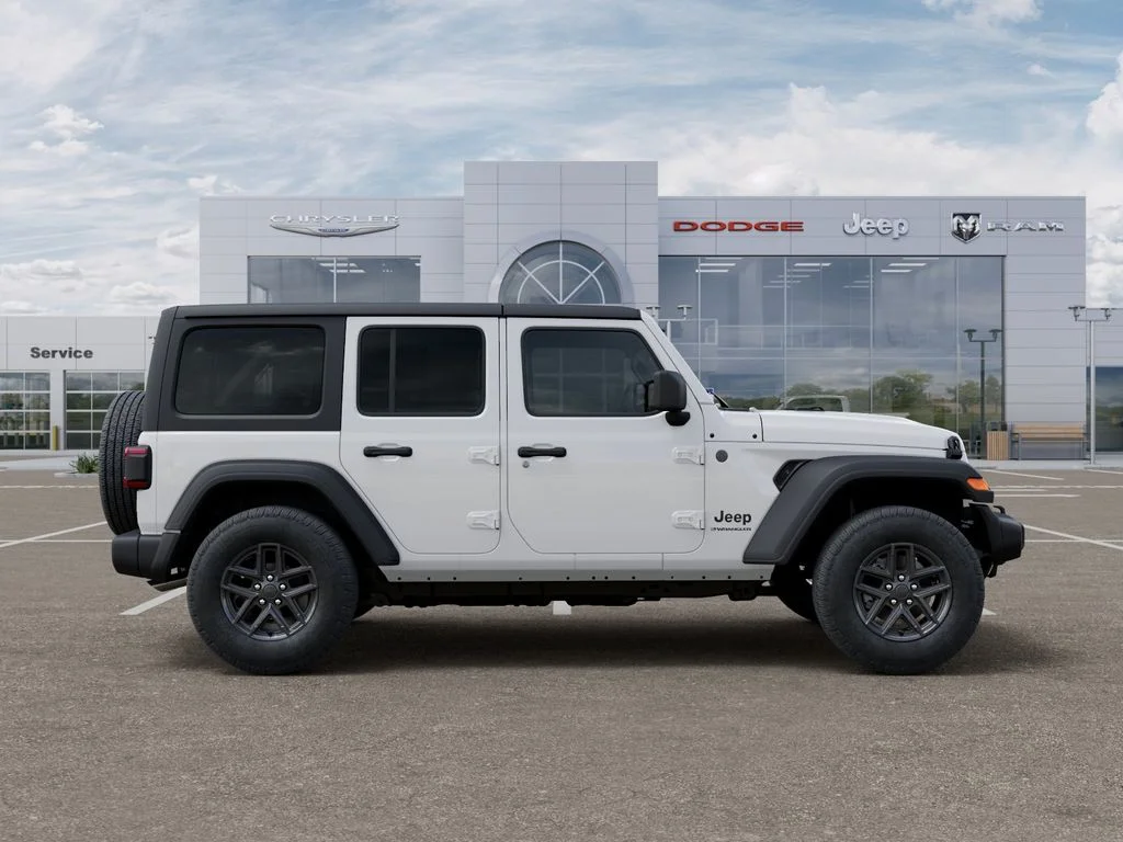 New 2026 Bright White Clear-Coat Exterior Paint Jeep Sport S image 21