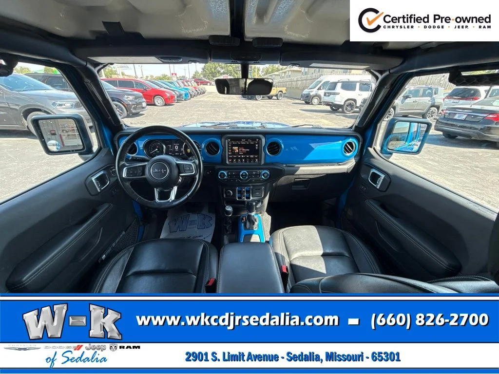 Certified Used 2023 Blue Jeep Sahara 4xe image 32