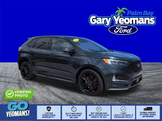 Certified Used 2022 Stone Blue Metallic Ford ST image 1