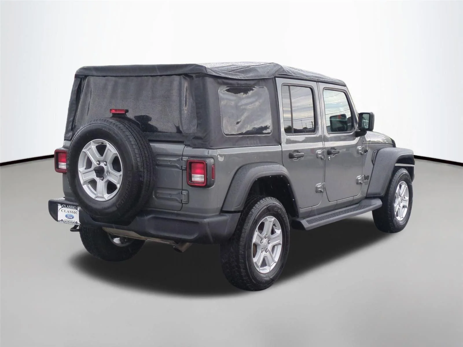Used 2021 Granite Crystal Metallic Clearcoat Jeep Unlimited Sport S image 5