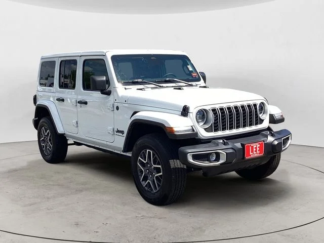 Certified Used 2025 Bright White Clearcoat Jeep Sahara image 7