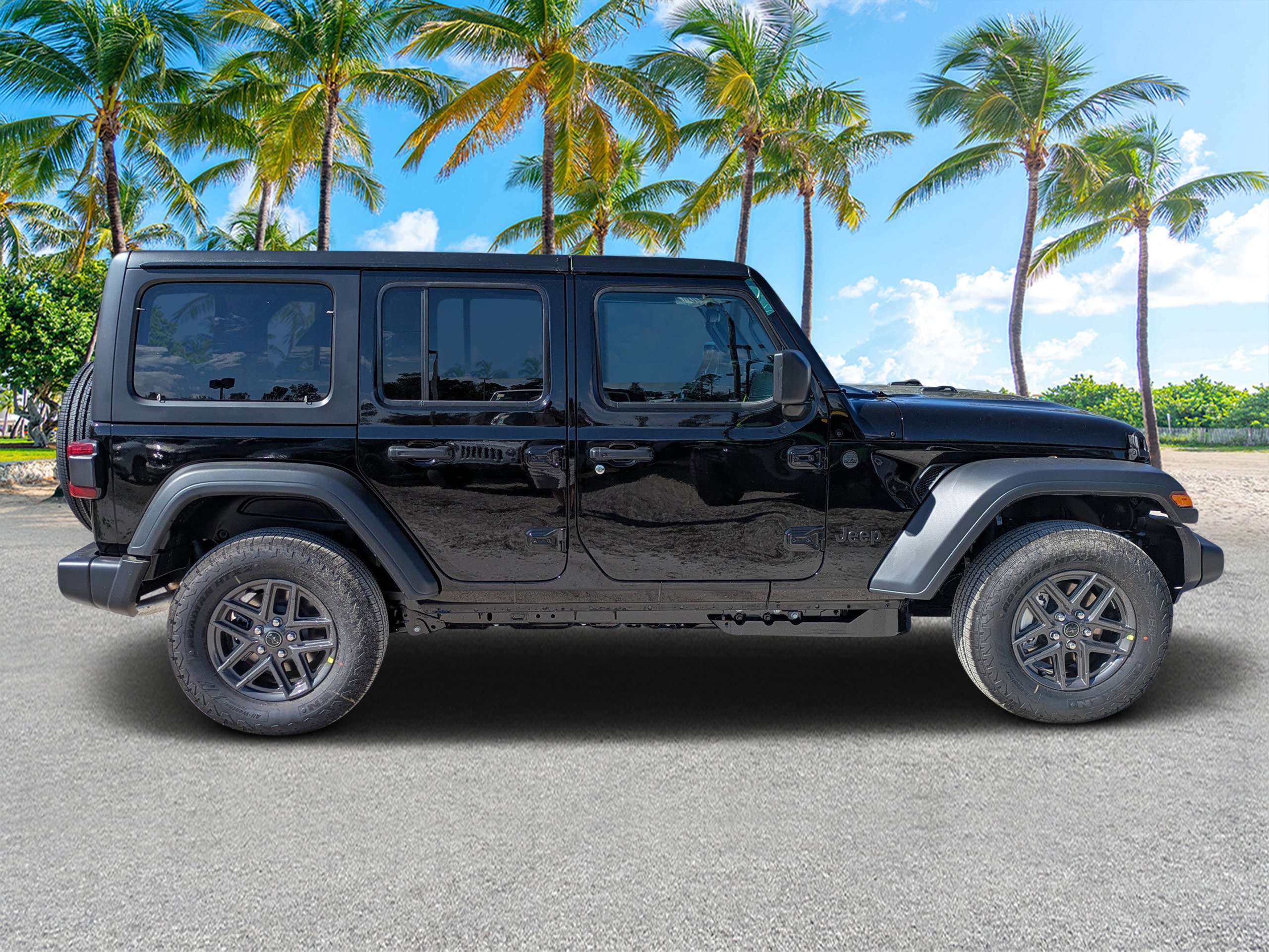 New 2026 Black Clear-Coat Exterior Paint Jeep Sport S image 2