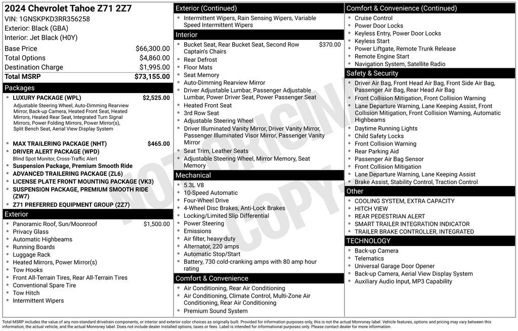 Used 2024 Black Chevrolet Z71 image 29