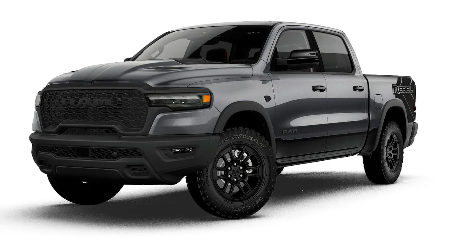 New 2027 Granite Crystal Metallic Clear-Coat Exterior Paint RAM REBEL image 1