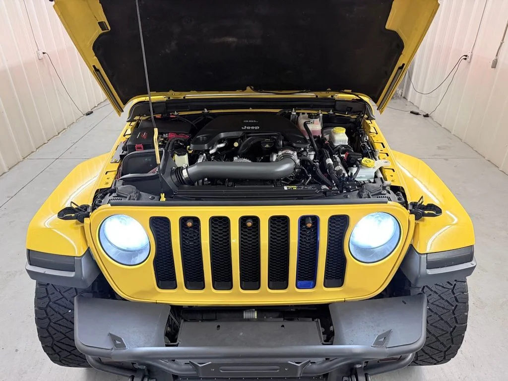 Used 2018 Yellow Jeep Unlimited Sahara image 38