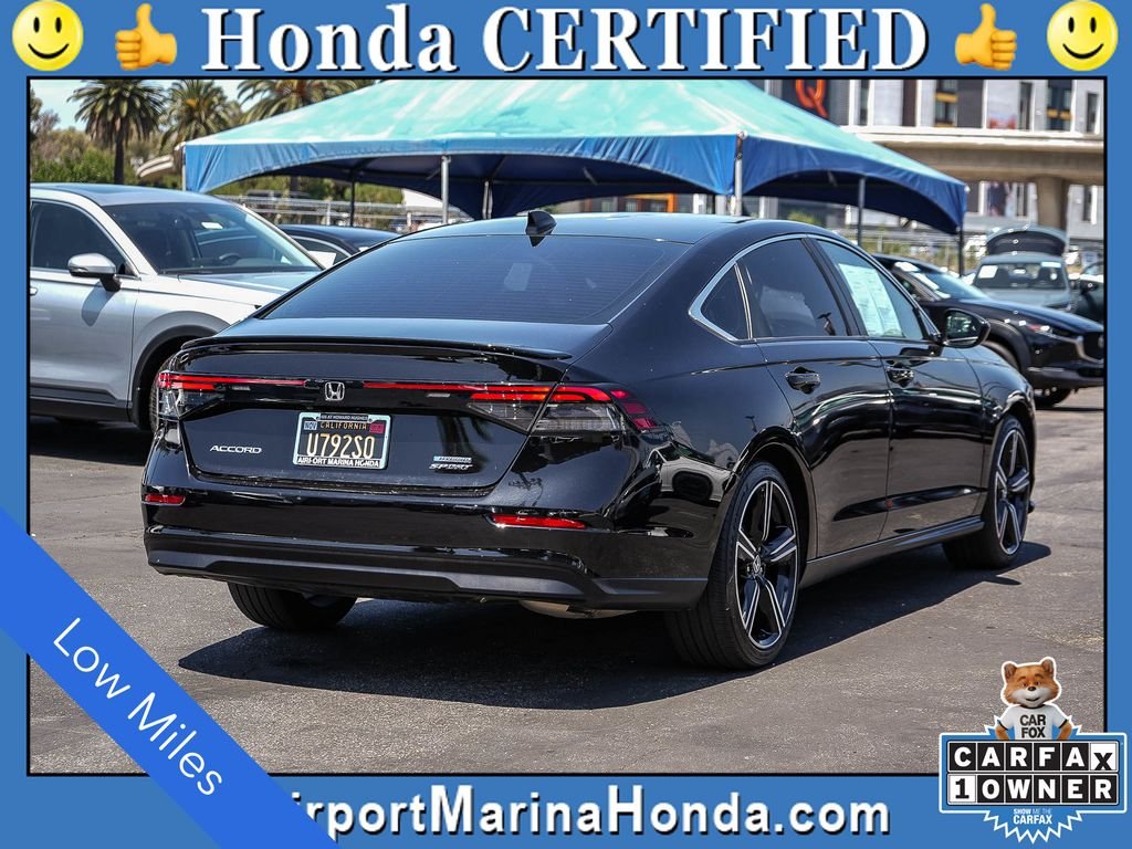 Certified Used 2024 Crystal Black Pearl Honda HYBRID SPORT image 10