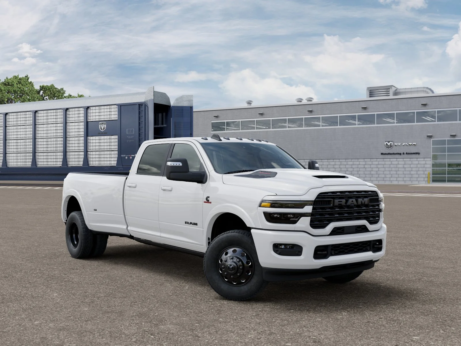New 2026 Bright White Clear-Coat Exterior Paint RAM Limited image 3