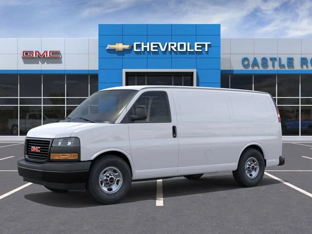 New 2026 Summit White GMC Work Van image 3