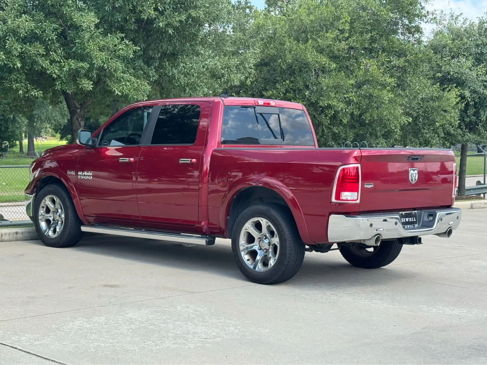 Used 2013 Deep Cherry Red Crystal Pearl Ram Laramie image 8