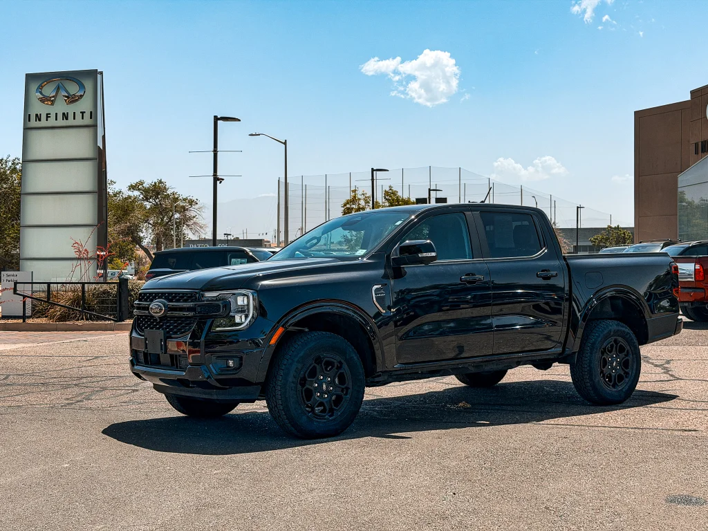 Used 2025 Shadow Black Ford LARIAT image 1