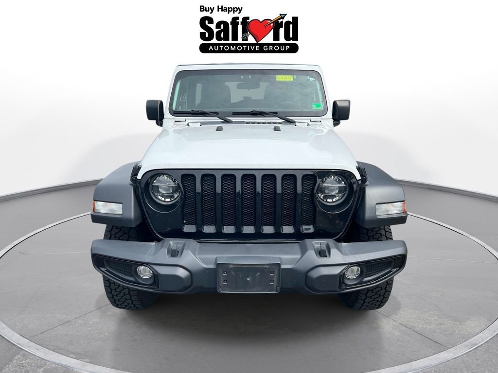 Used 2021 White Jeep Unlimited Willys image 4