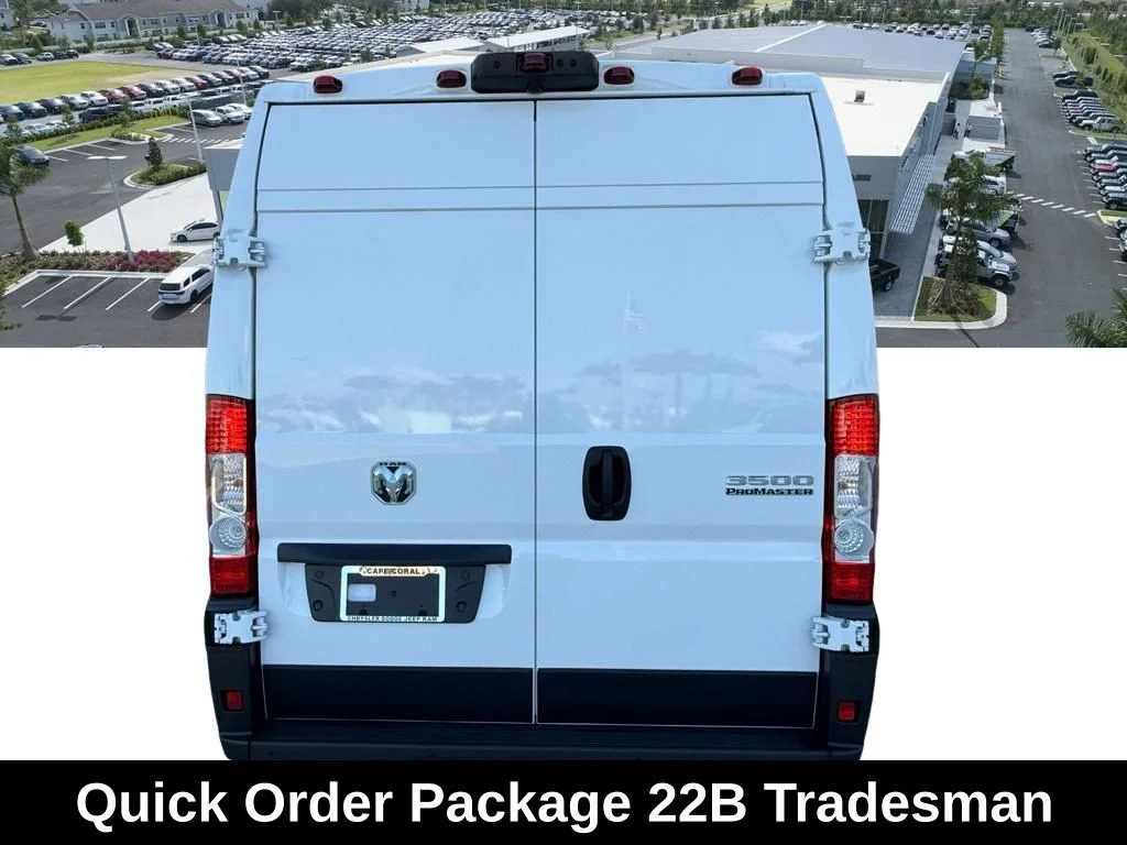 New 2026 Bright White Clear-Coat Exterior Paint RAM Tradesman image 4