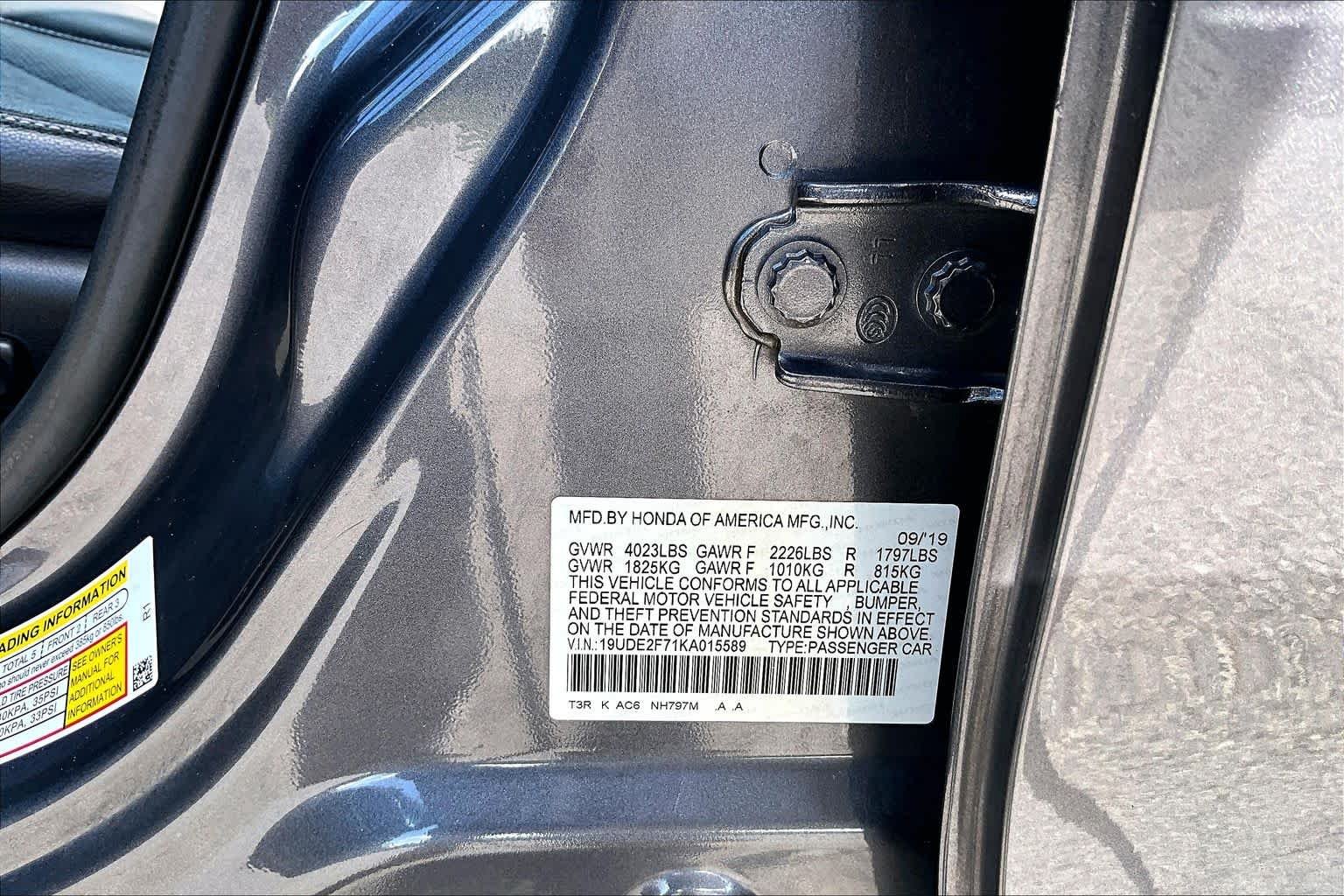 Used 2019 Modern Steel Metallic Acura w/Premium Pkg image 37