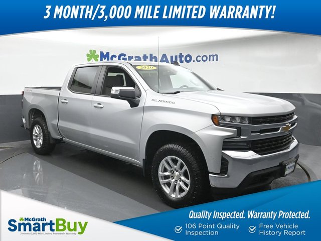 Pre-Owned 2020 Chevrolet Silverado 1500 LT 4D Crew Cab in Cedar