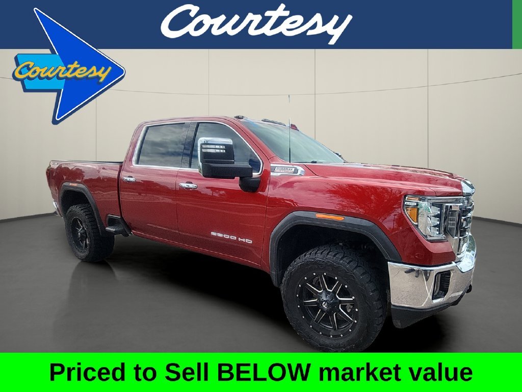 Used 2021 Red GMC SLT image 1