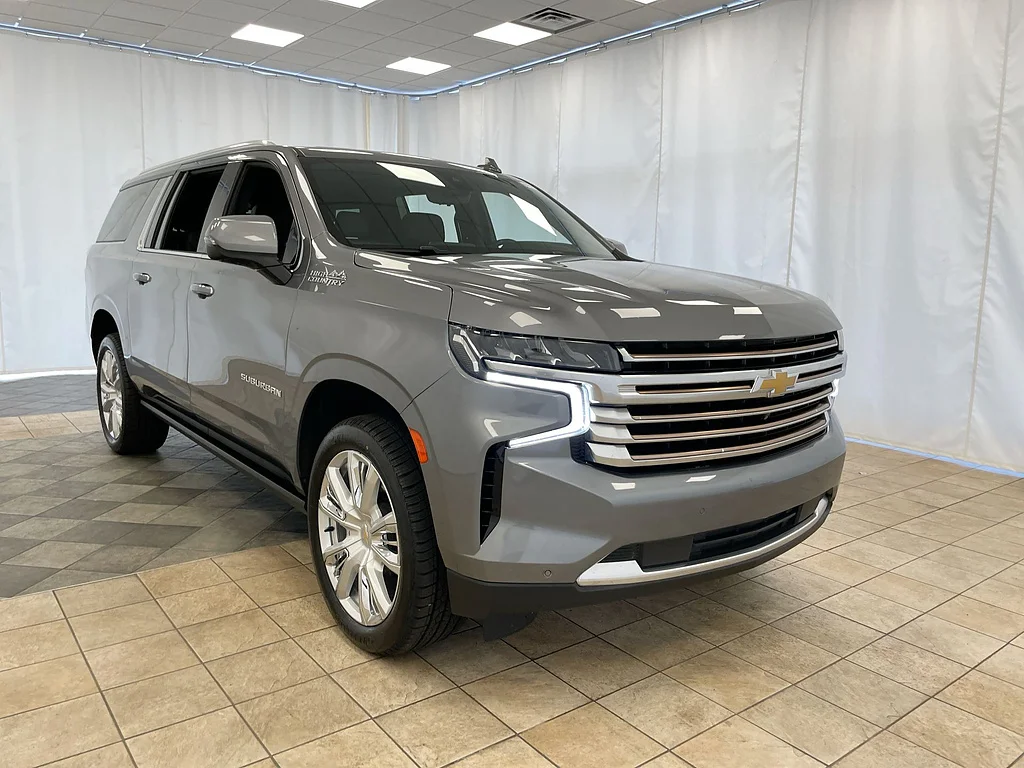 Used 2021 Satin Steel Metallic Chevrolet High Country image 36