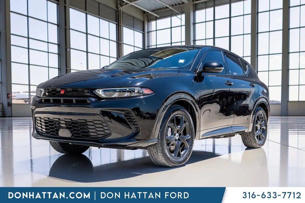 Certified Used 2024 Black Dodge R/T Plus image 1