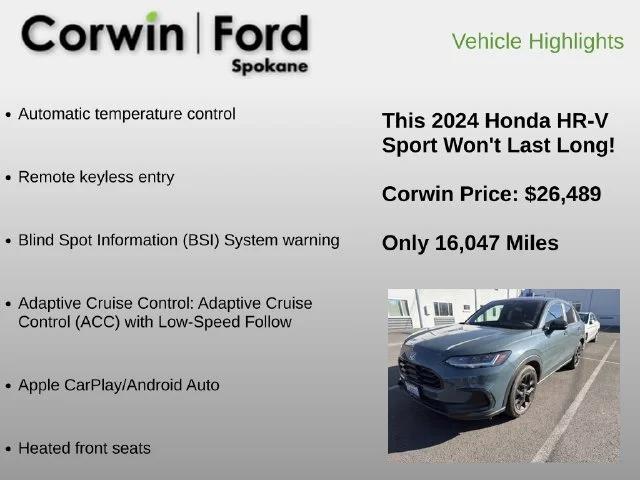Used 2024 Green Honda Sport image 6