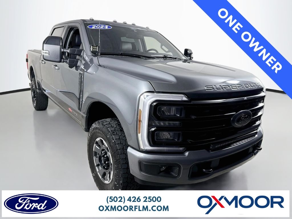 Used 2024 Carbonized Gray Metallic Ford LARIAT image 1