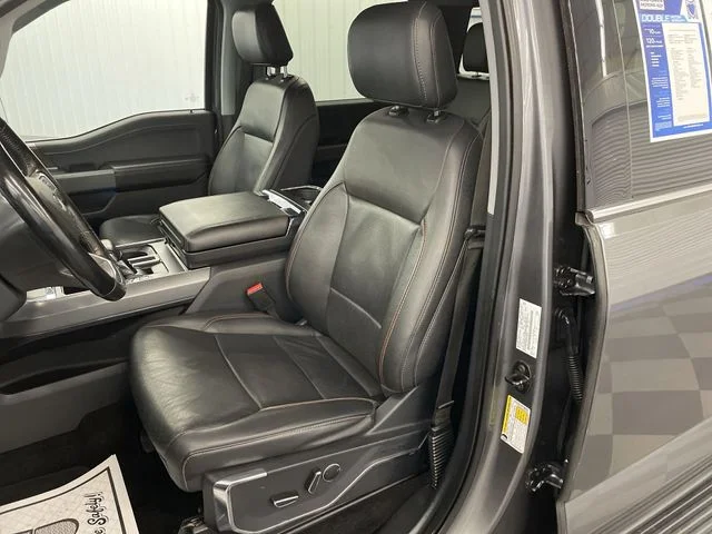 Used 2022 Carbonized Gray Metallic Ford Lariat Hybrid image 11