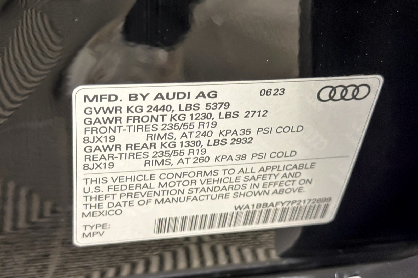 Used 2023 Brilliant Black Audi Premium Plus 40 TFSI quattro image 27