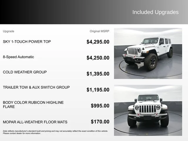 Used 2023 White Jeep Rubicon image 4