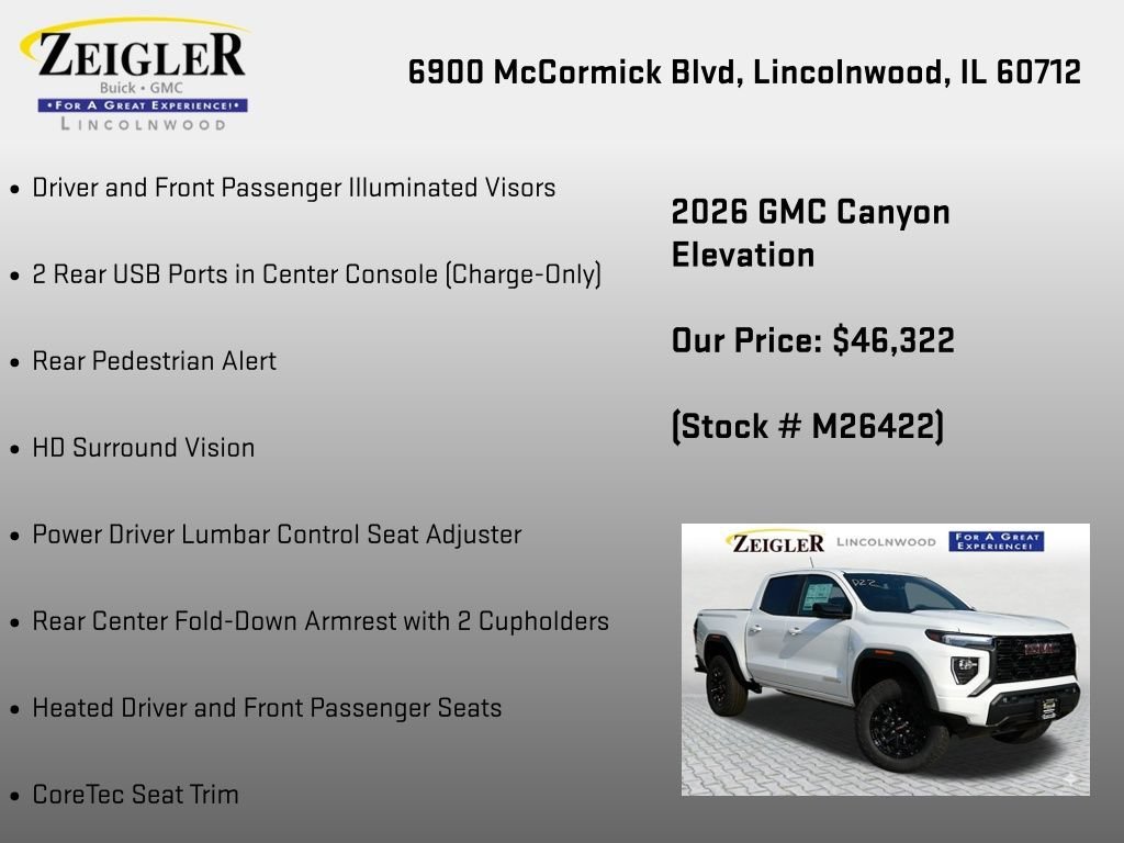 New 2026 Summit White GMC Elevation image 36