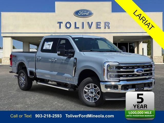 New 2026 Glacier Gray Metallic Tri-Coat Ford F-250® Lariat® image 1