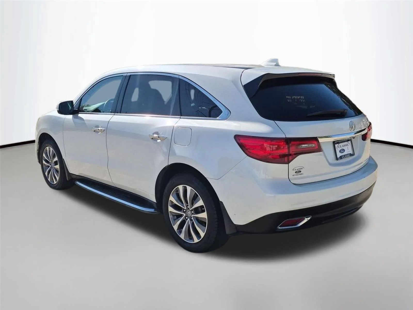 Used 2014 White Diamond Pearl Acura Tech/Entertainment Pkg image 3