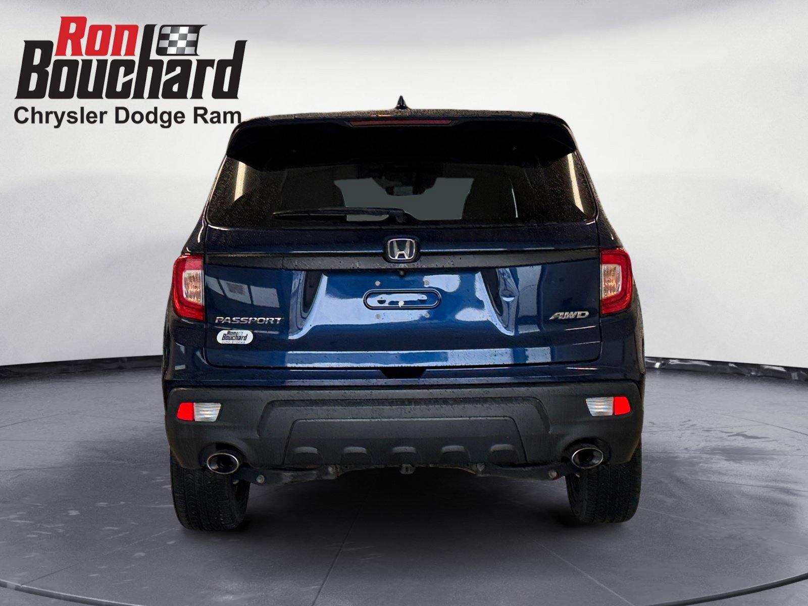Certified Used 2019 Obsidian Blue Pearl Honda EX-L image 3