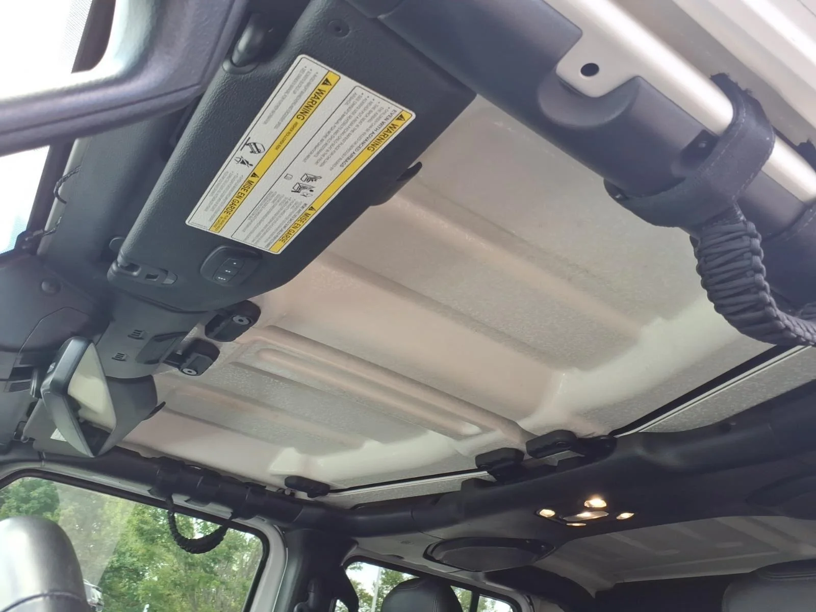 Used 2021 Bright White Clearcoat Jeep High Altitude image 9
