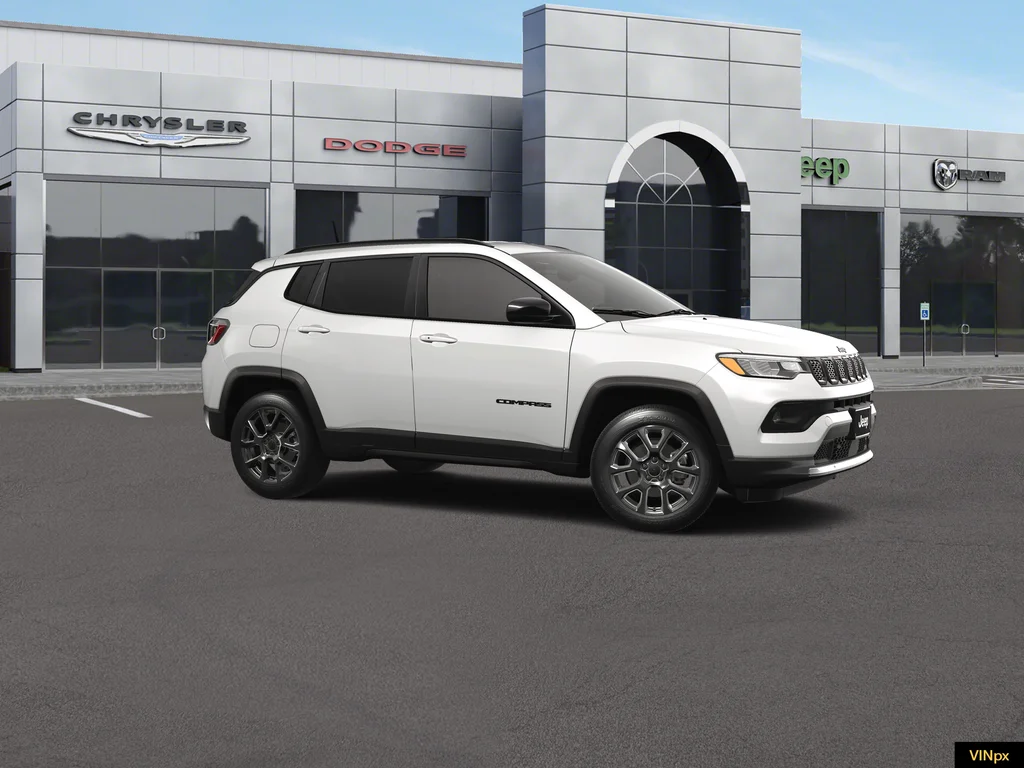 New 2026 Bright White Clear-Coat Exterior Paint Jeep Latitude image 9