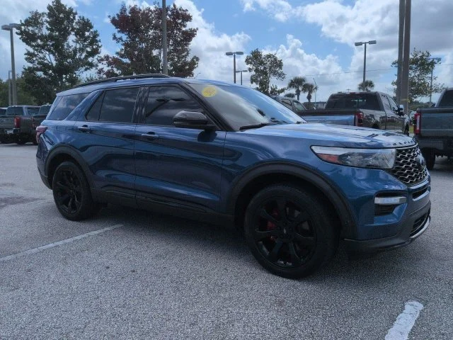 Used 2021 Blue Ford ST image 2