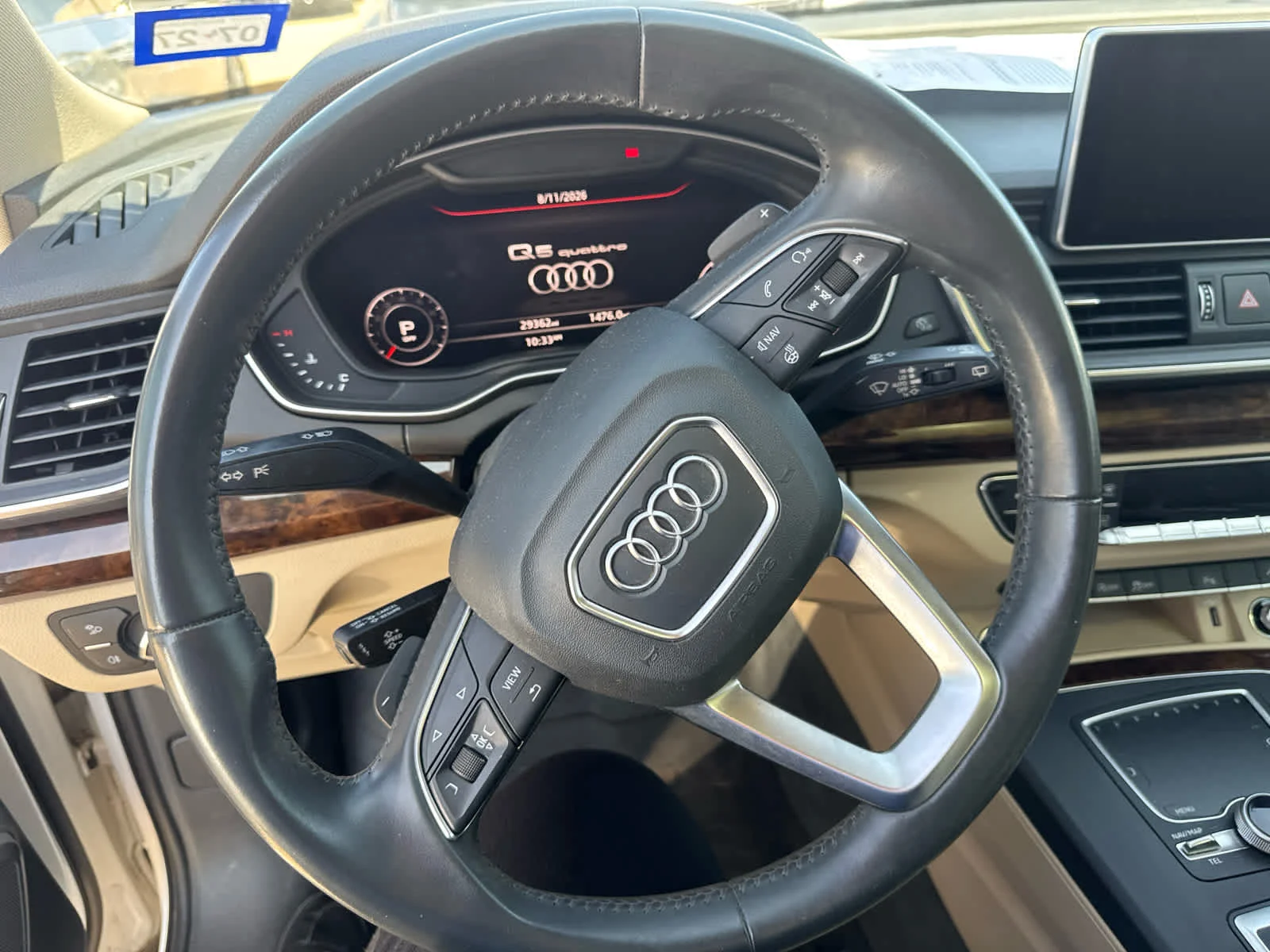 Used 2018 WHITE Audi Premium Plus image 11