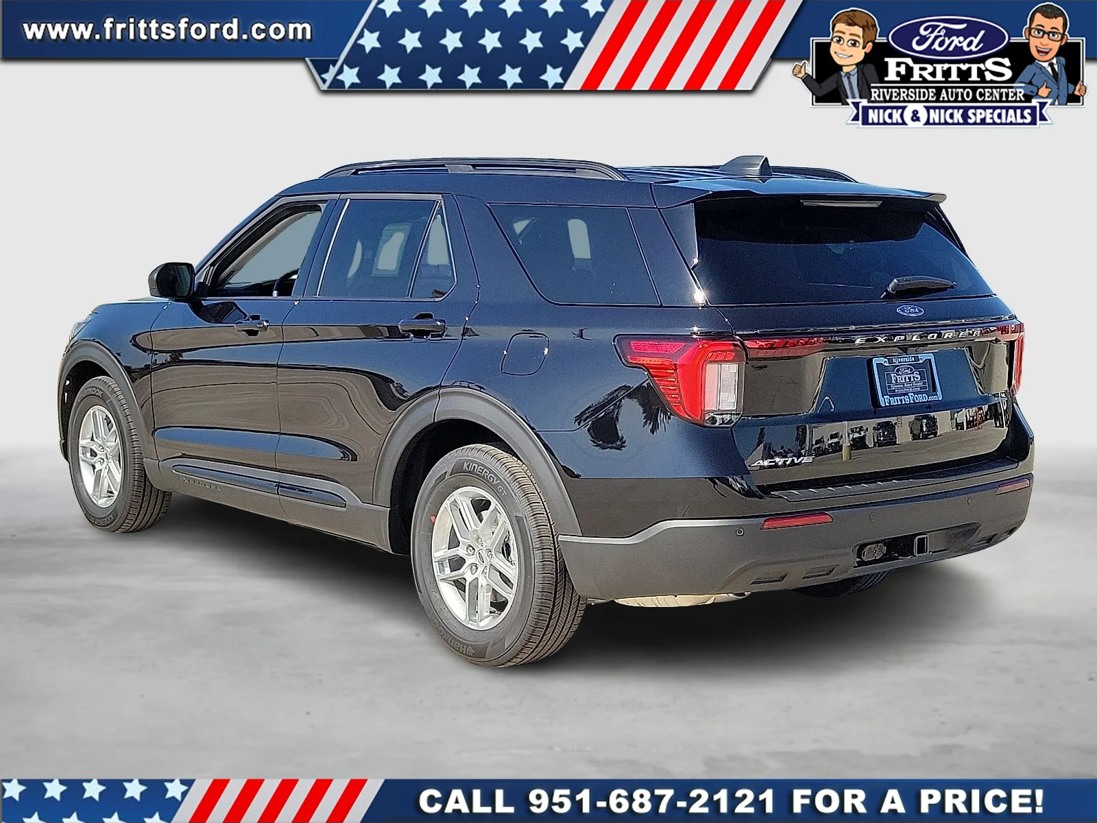 New 2026 Agate Black Metallic Ford Active image 2