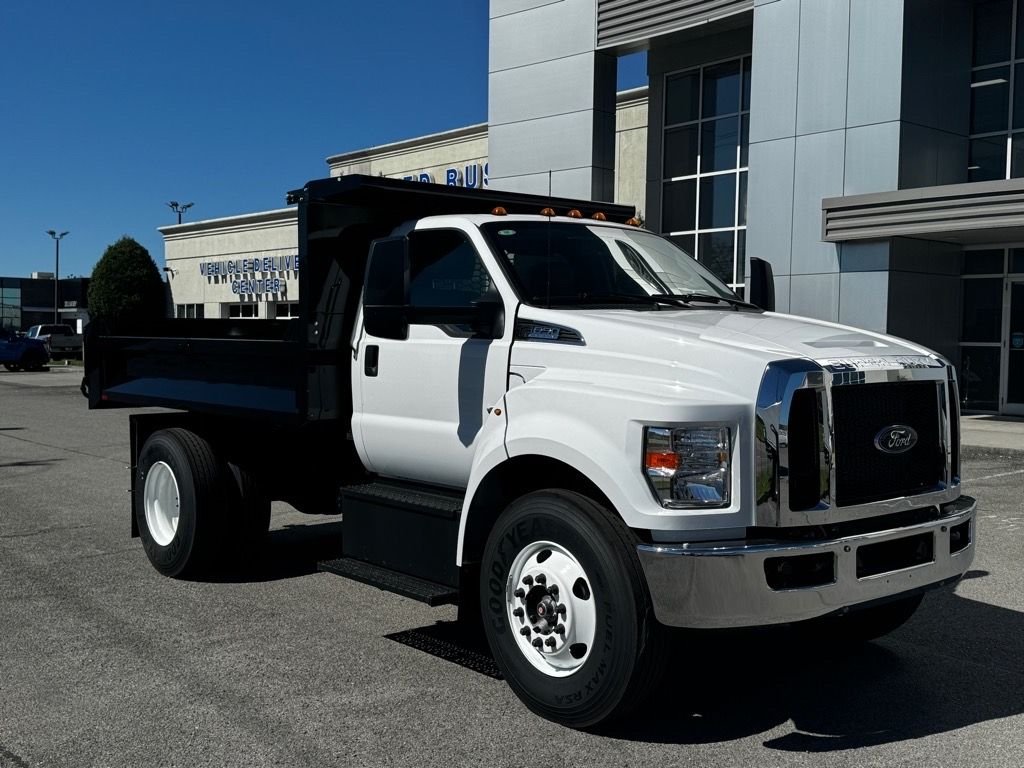 New 2025 Oxford White Ford F-650 SD Gas Straight Frame image 3