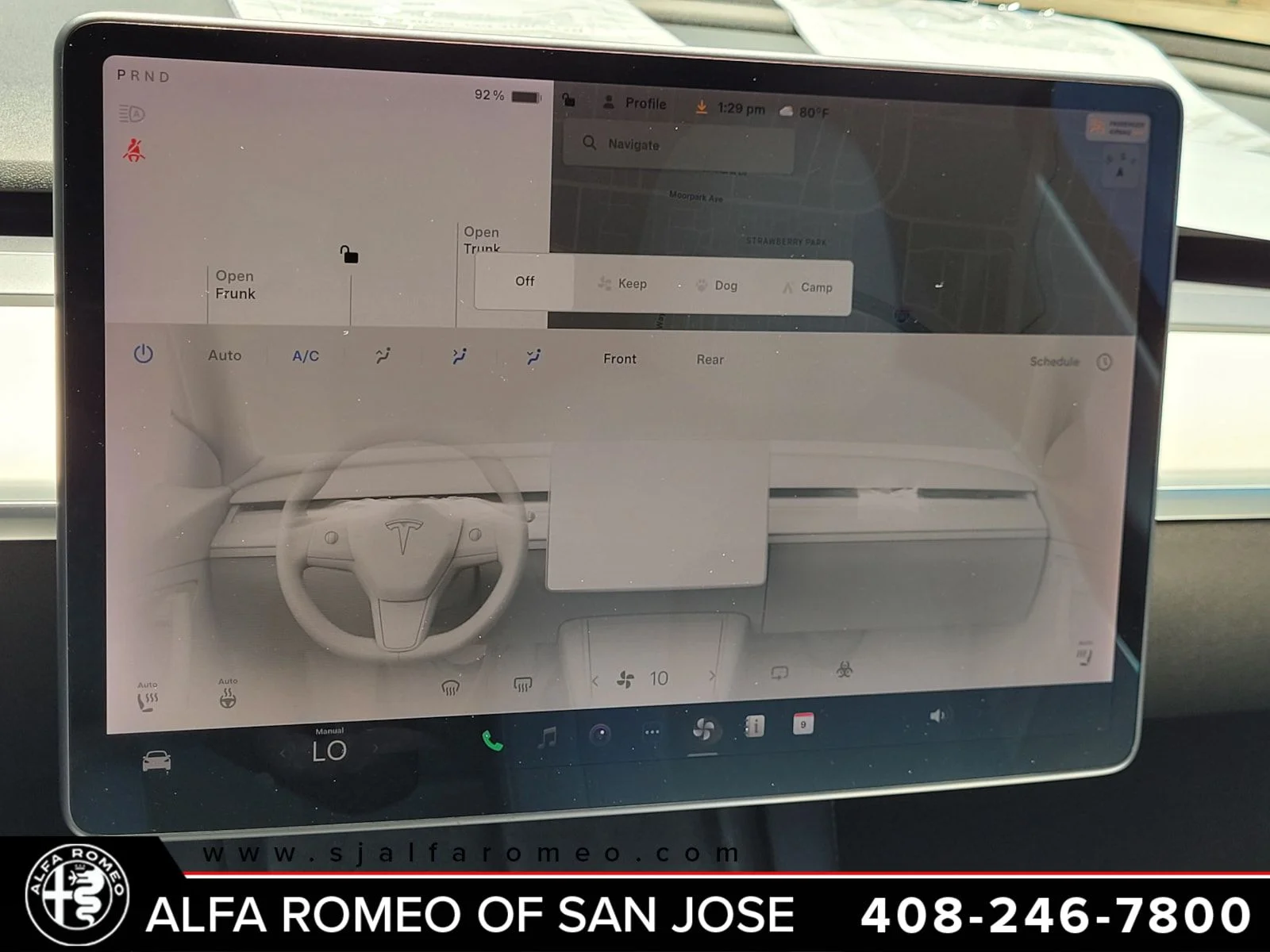 Used 2022 Red Tesla Performance image 11