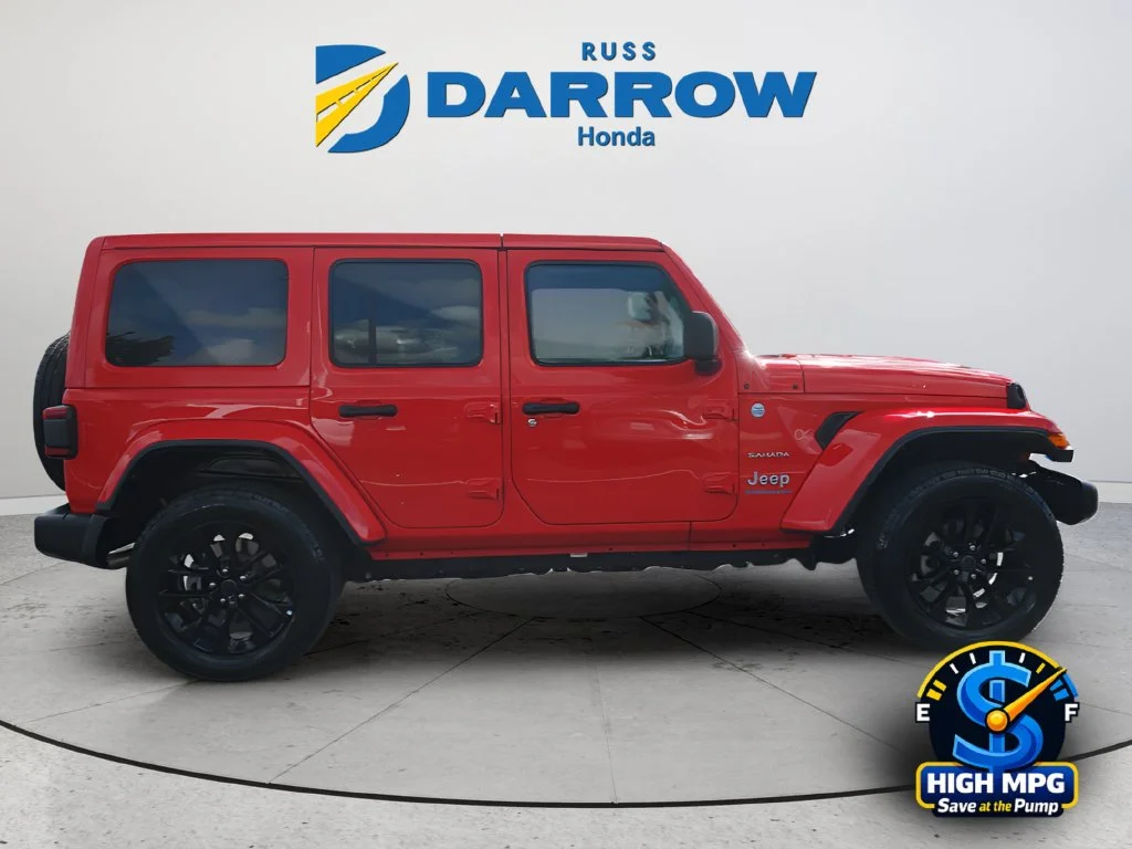 Used 2024 Red Jeep Sahara 4xe image 6