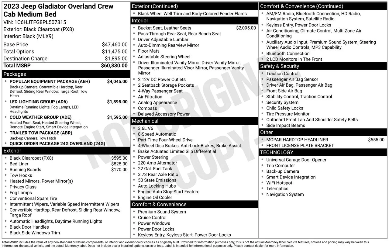 2023 Jeep Gladiator Overland - Photo 46