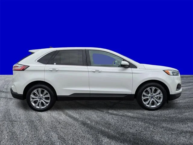 Certified Used 2020 White Metallic Ford Titanium image 3