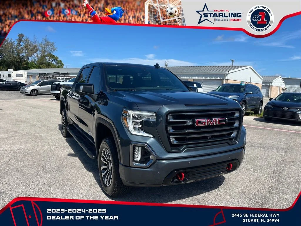 Used 2021 DARK SKY METALLIC GMC AT4 image 3