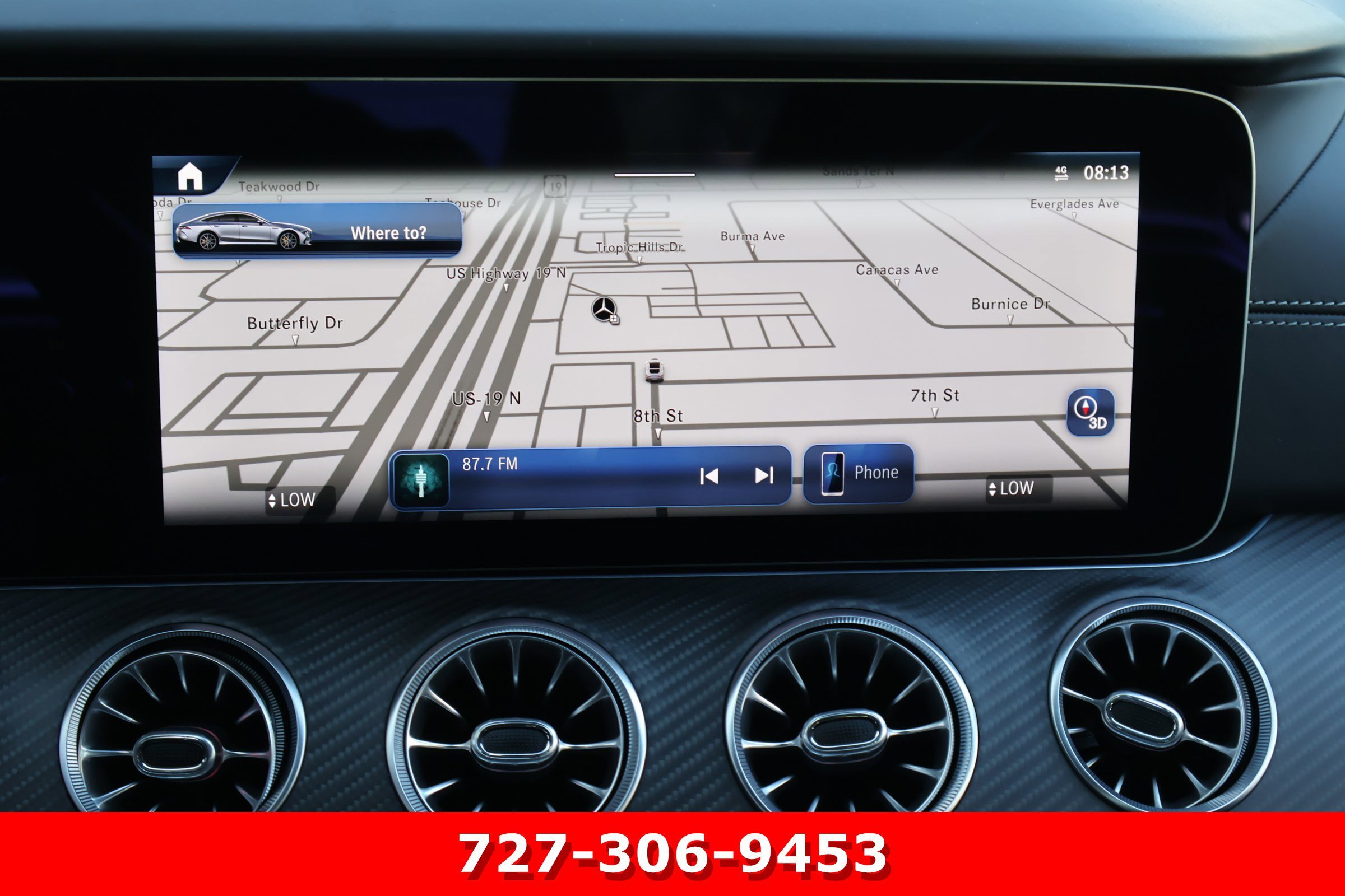 Certified Used 2025 MANUFAKTUR Starling Blue Magno Mercedes-Benz AMG® GT 63 S E Performance image 3