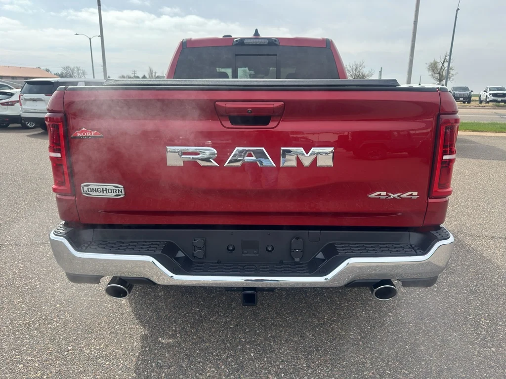 New 2026 Molten Red Pearl-Coat Exterior Paint RAM Longhorn image 7