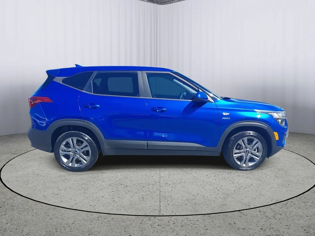 Used 2021 Blue Kia LX image 2