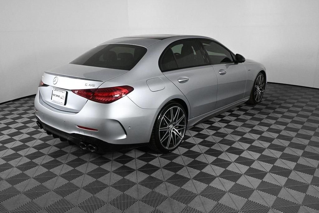 New 2025 Cirrus Silver Metallic Mercedes-Benz AMG® C 43 4MATIC® Sedan image 23