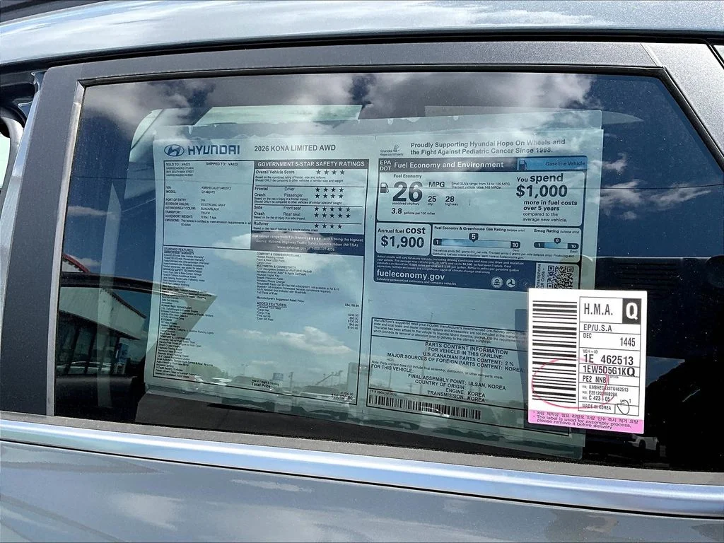 New 2026 Gray Hyundai Limited image 13