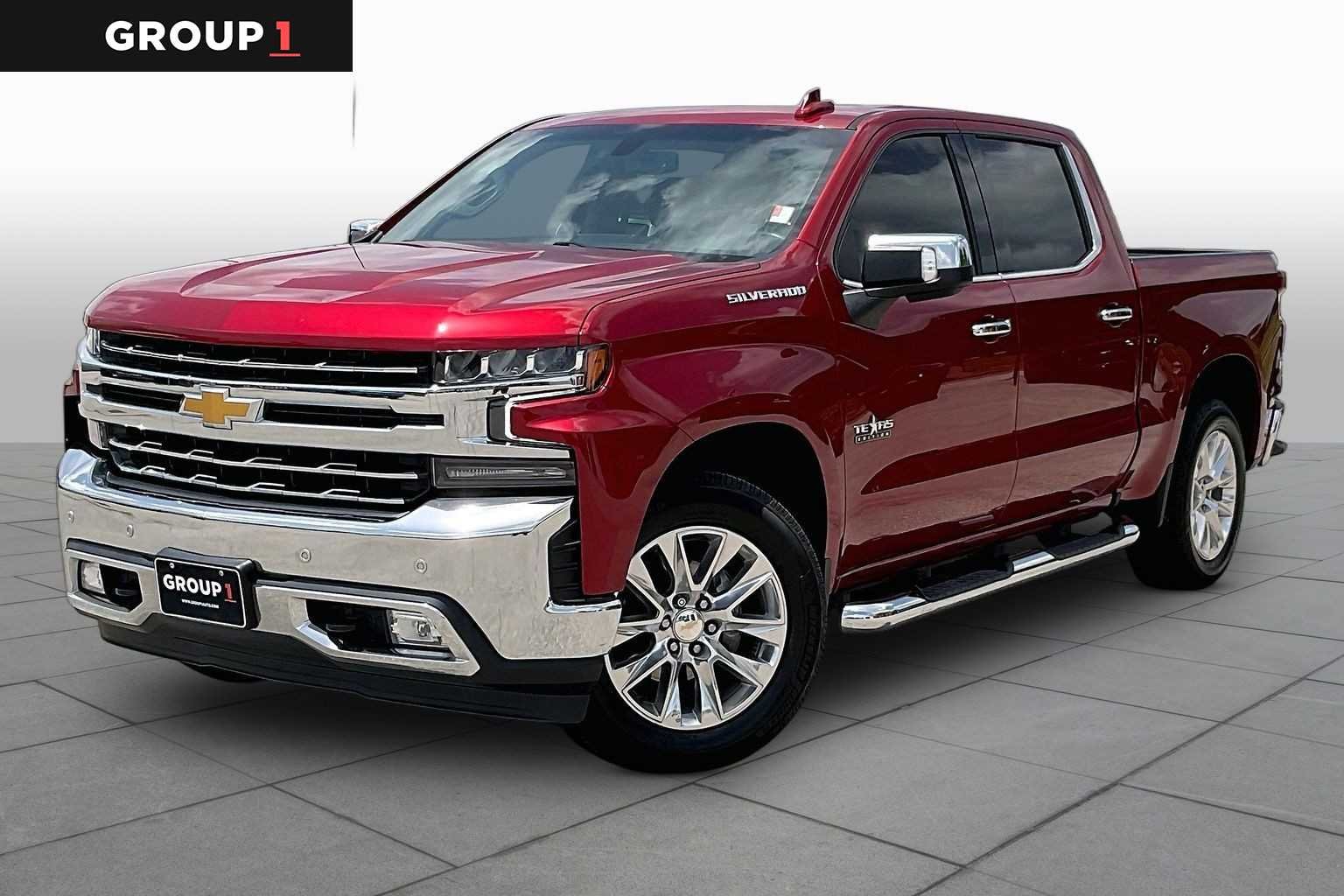 Used 2022 Cherry Red Tintcoat Chevrolet LTZ image 1