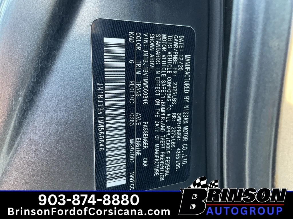 Used 2021 Gun Metallic Nissan SV image 31