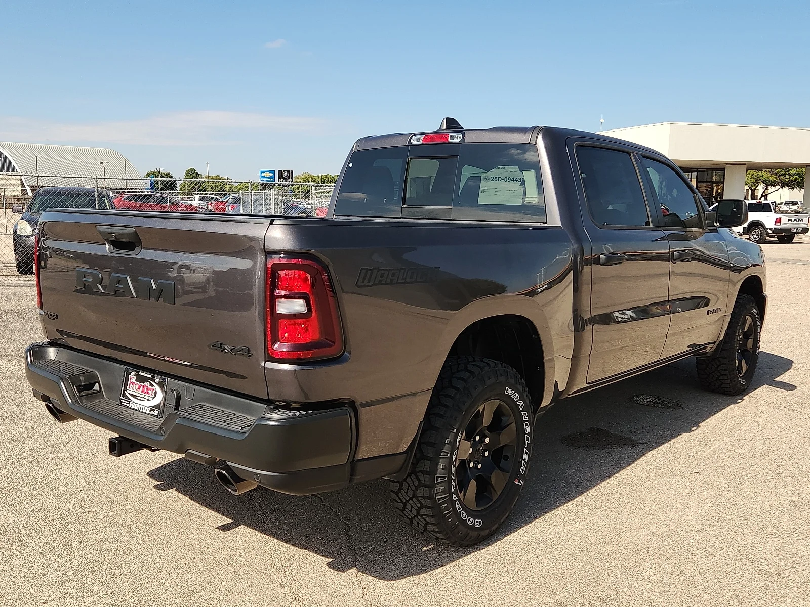 New 2026 Granite Crystal Metallic Clear-Coat  Paint Ram WARLOCK CREW CAB 4X4 5