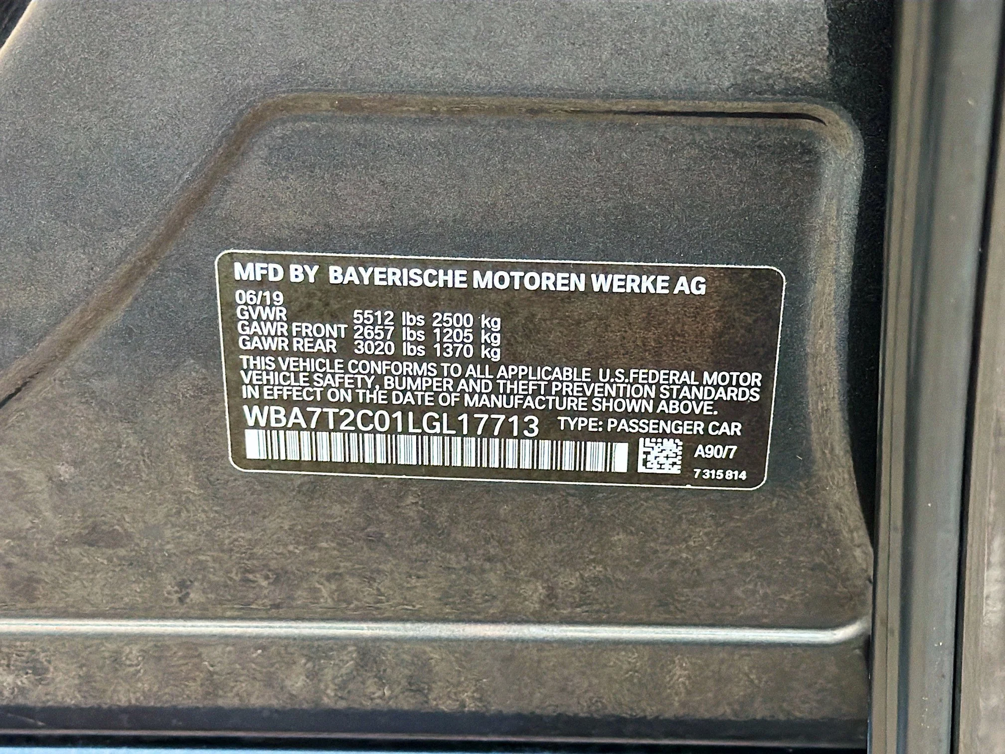 Used 2020 Dark Graphite Metallic BMW 740i image 44